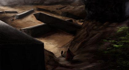 reduced-size image of the ruined city