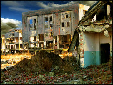 post industrial ruins
