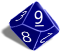 d10 blue