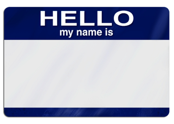 Blank Nametag by blogmonkey (edited)