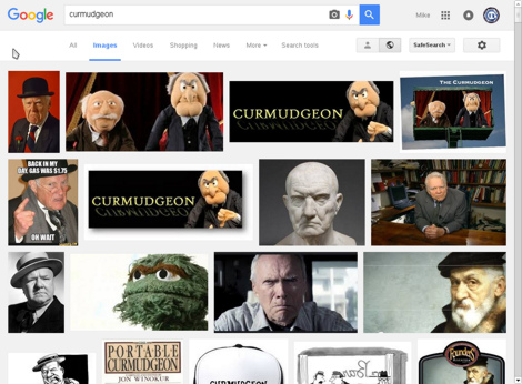 Google Image Search results for 'curmedgeon'