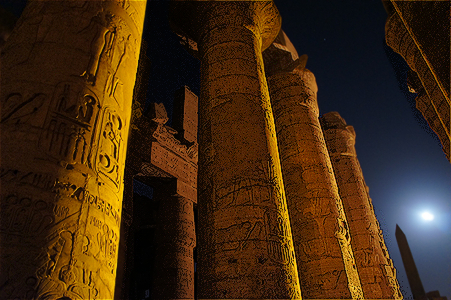 Temple at Luxor in Egypt